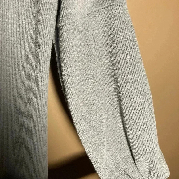 Akira  knit ribbed dress sweater pale blue - Picture 4 of 7